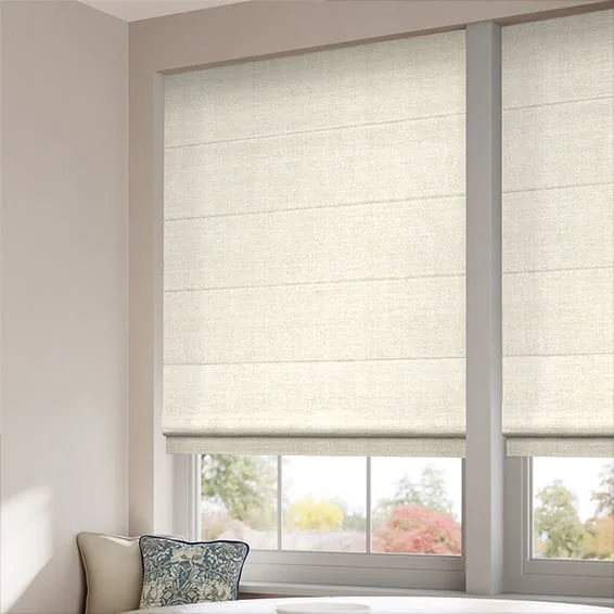 Loretta Oyster Roman Blind