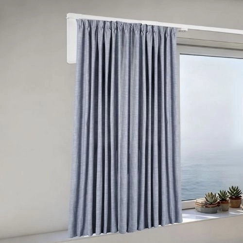 Motorized curtain track for modern Dubai interiors