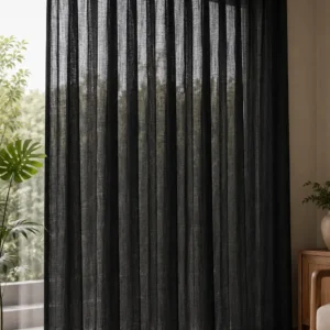 Mulligan Onyx Sheer Curtain