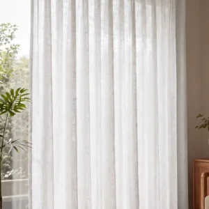 Mulligan White - Sheer Curtain Dubai