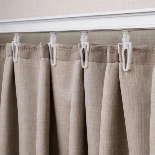 Durable plastic curtain hooks for curtains