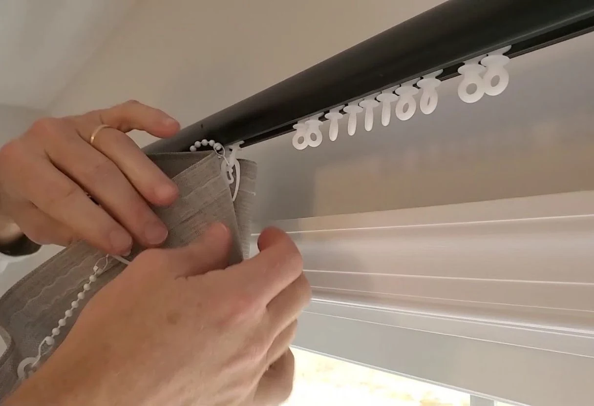 Professional curtain track installation in Dubai