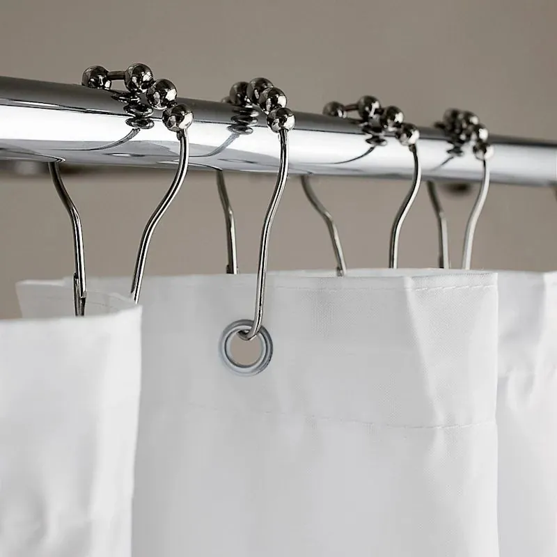 Stylish curtain hooks for window treatments