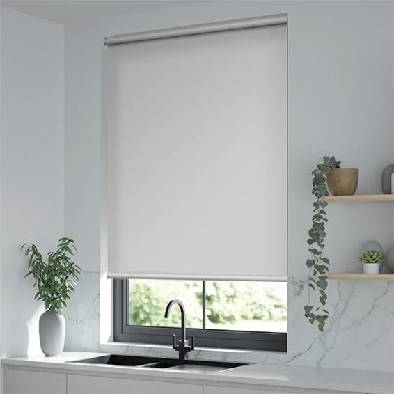 Titan Blockout Simply Grey Roller Blind