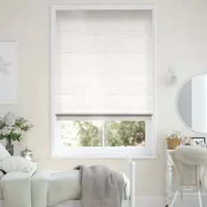 Versailles Snowdrop Roman Blind