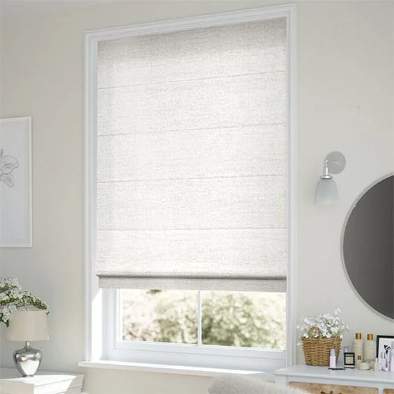 Versailles Snowdrop Roman Blind