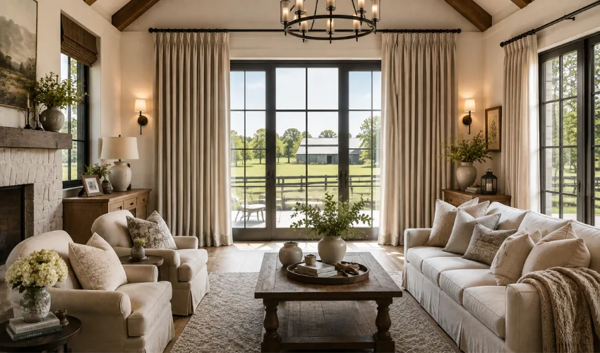 Which Curtains Are Best for a Farmhouse-Style Home