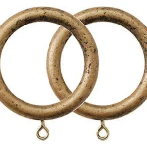 30mm Antique Gold Curtain Rings