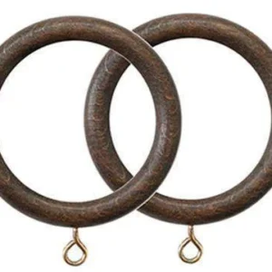 30mm Oak Curtain Rings