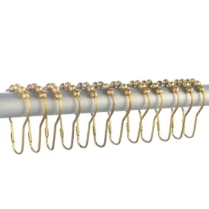 Arezzo Easy Glide Shower Curtain Rings