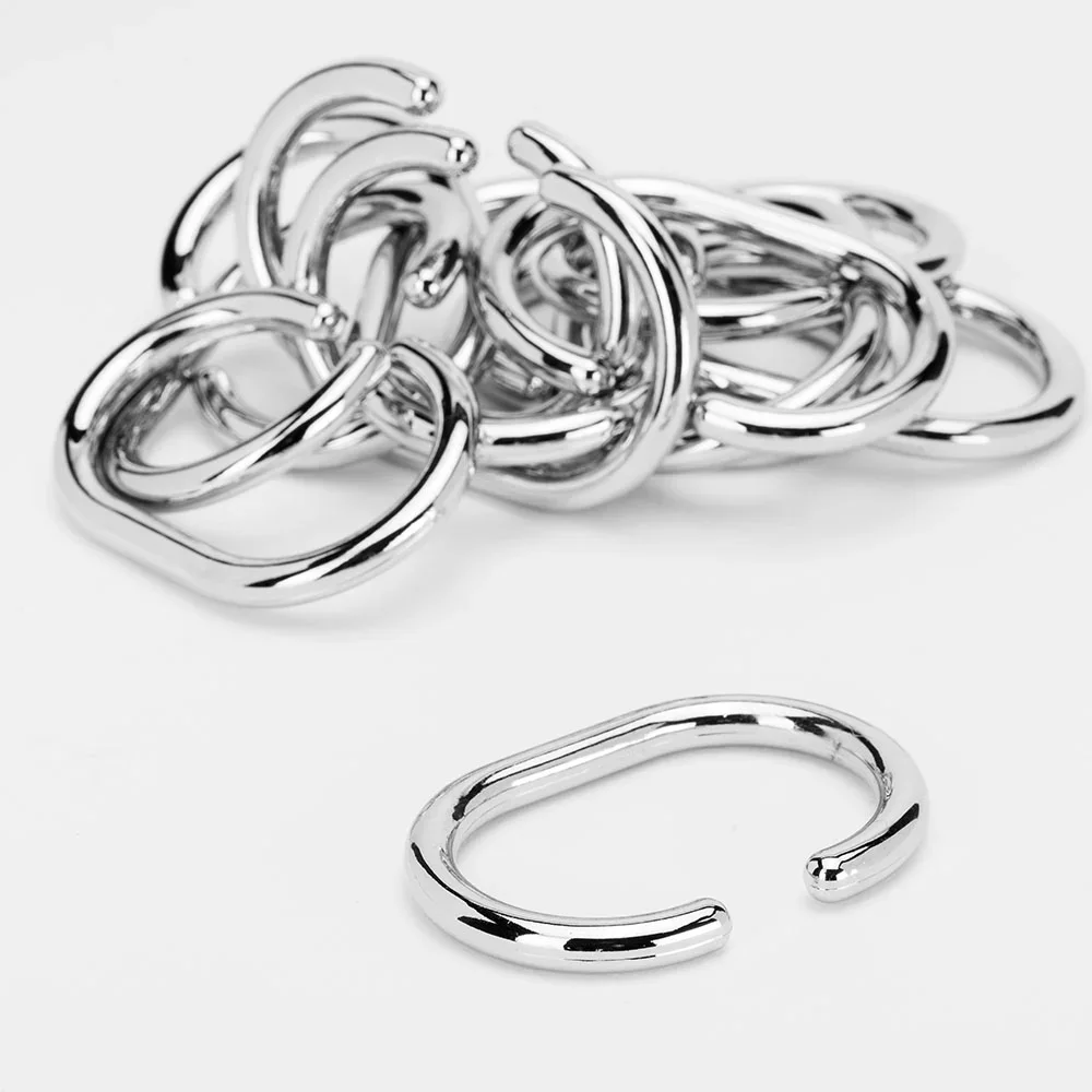 Croydex 12 C-Type Shower Curtain Rings
