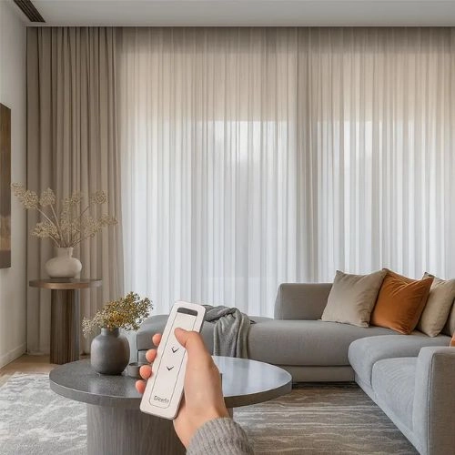 Remote Control Curtain Track Dubai Smart Operation