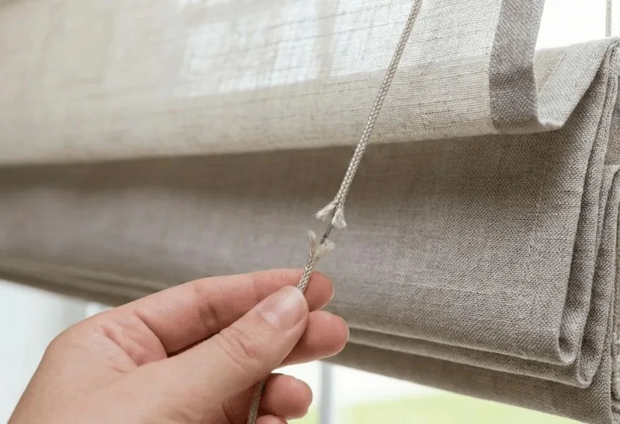 Seamless Roman blind installation services Dubai