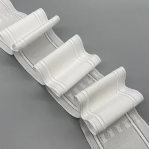White Boxed Pleat Curtain Heading Tape