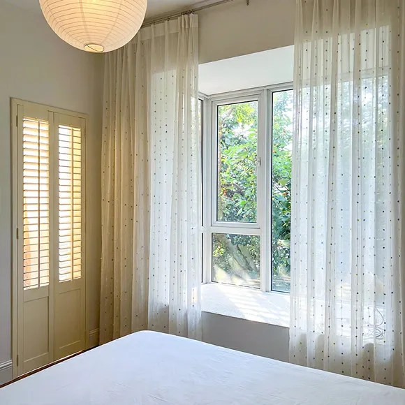 Colorful Swiss Dot Nursery Curtains