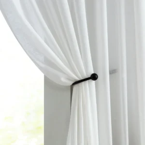 Cotton Blend Sheer Curtains