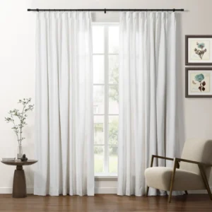 Cotton Mix Pleated Curtain