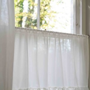 Midway Ruffle Slot Top Cafe Curtain