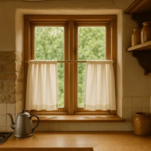 Sankey Pure Linen Window Cafe Curtain
