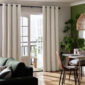 Thermal Chenille Blackout Eyelet Curtains